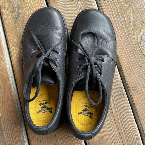 EUC Dr. Martens Black Leather Lace Up Hazeldon in Men's 11 - Picture 6 of 12